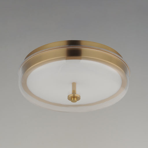 ET2 E24660-18NAB Voto LED Flush Mount | Natural Aged Brass