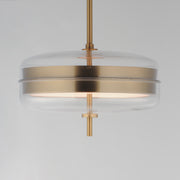 ET2 E24662-18NAB Voto 2 Light LED Pendant | Natural Aged Brass