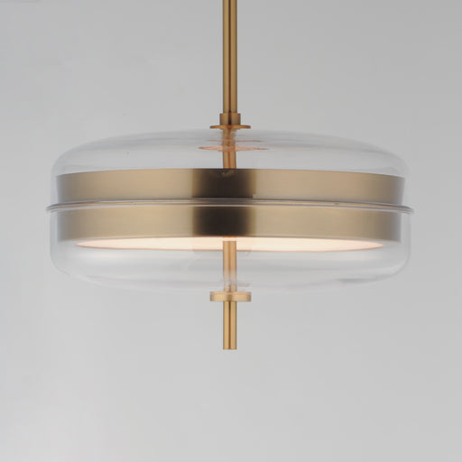 ET2 E24662-18NAB Voto 2 Light LED Pendant | Natural Aged Brass