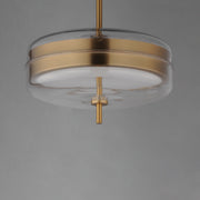 ET2 E24662-18NAB Voto 2 Light LED Pendant | Natural Aged Brass