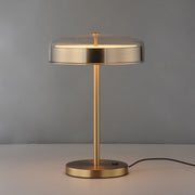 ET2 E24669-18NAB Voto LED Table Lamp | Natural Aged Brass
