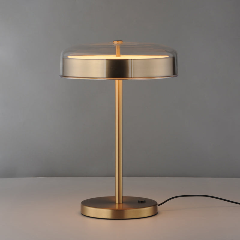 ET2 E24669-18NAB Voto LED Table Lamp | Natural Aged Brass