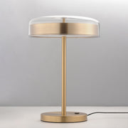 ET2 E24669-18NAB Voto LED Table Lamp | Natural Aged Brass