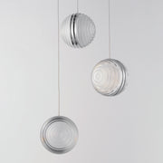ET2 E24693-75PC Pulse 3 Light LED Pendant | Polished Chrome