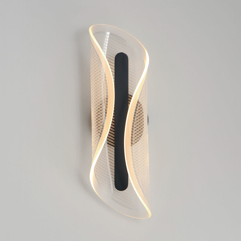 ET2 E24711-144BK Manta 17" LED Wall Sconce | Black