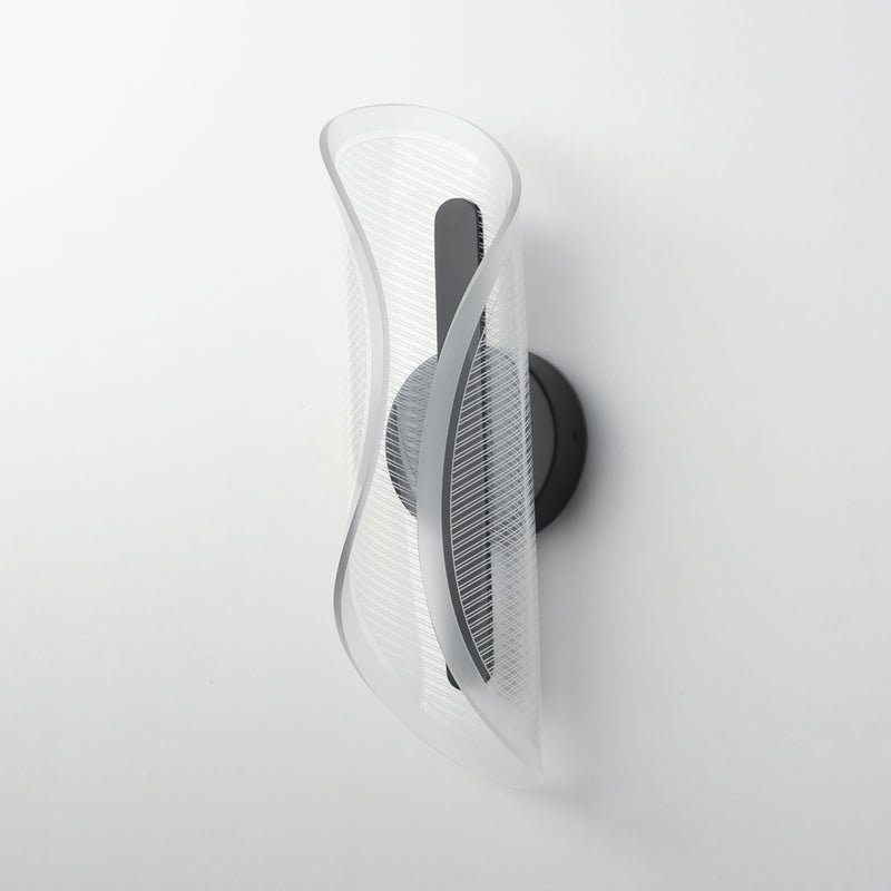 ET2 E24711-144BK Manta 17" LED Wall Sconce | Black
