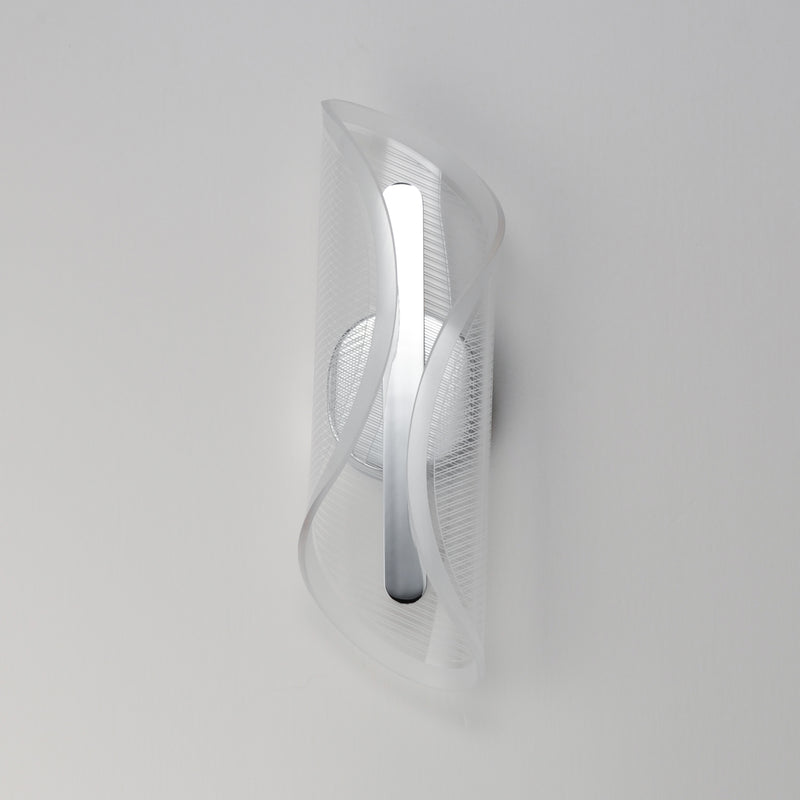 ET2 E24711-144PC Manta 17" LED Wall Sconce | Polished Chrome