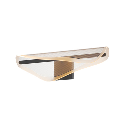 ET2 E24712-144BK Manta 24" LED Bath Vanity | Black