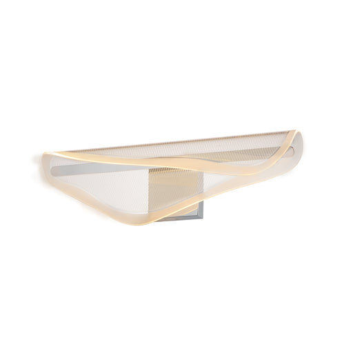 ET2 E24712-144PC Manta 24" LED Bath Vanity | Polished Chrome