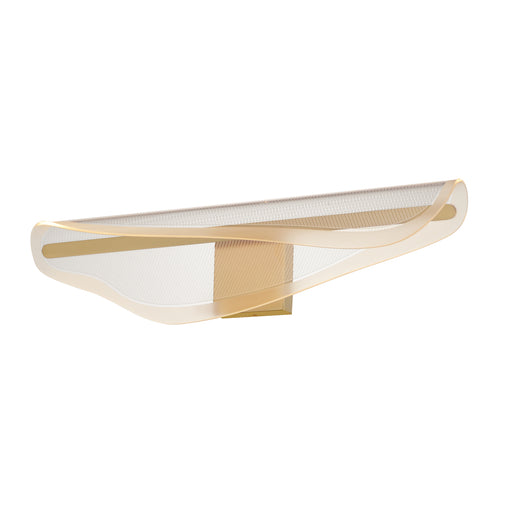 ET2 E24713-144GLD Manta 30" LED Bath Vanity | Gold