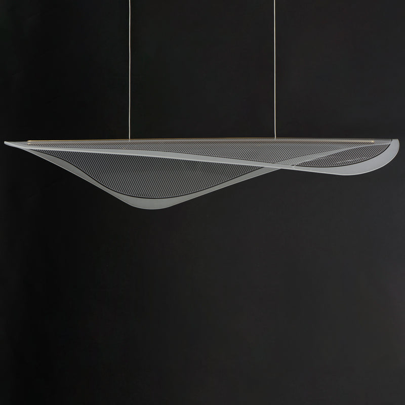 ET2 E24714-144GLD Manta 47" LED Linear Pendant | Gold