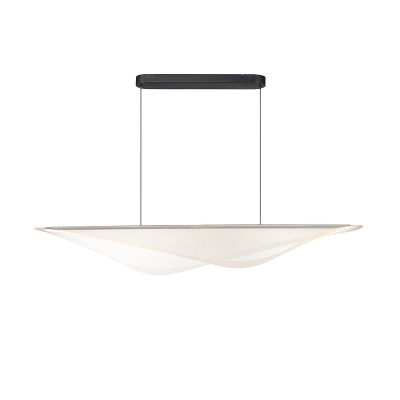 ET2 E24716-144BK Manta 59" LED Linear Pendant | Black