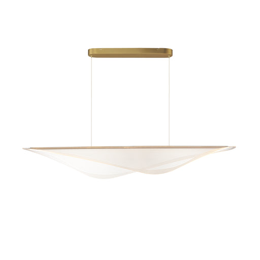 ET2 E24716-144GLD Manta 59" LED Linear Pendant | Gold