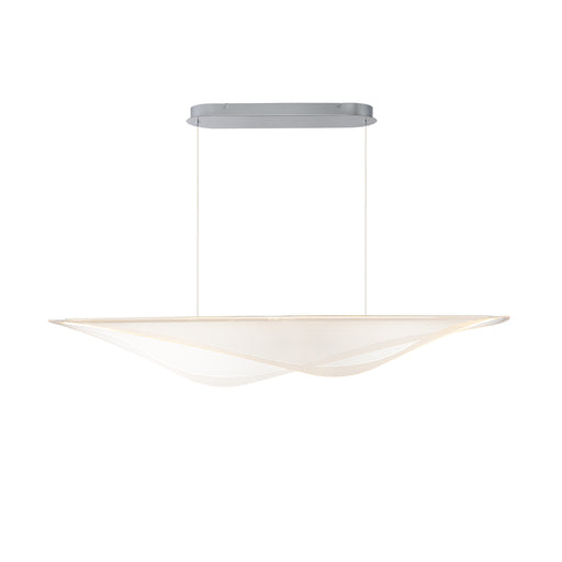 ET2 E24716-144PC Manta 59" LED Linear Pendant | Polished Chrome