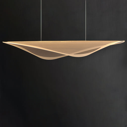 ET2 E24716-144BK Manta 59" LED Linear Pendant | Black