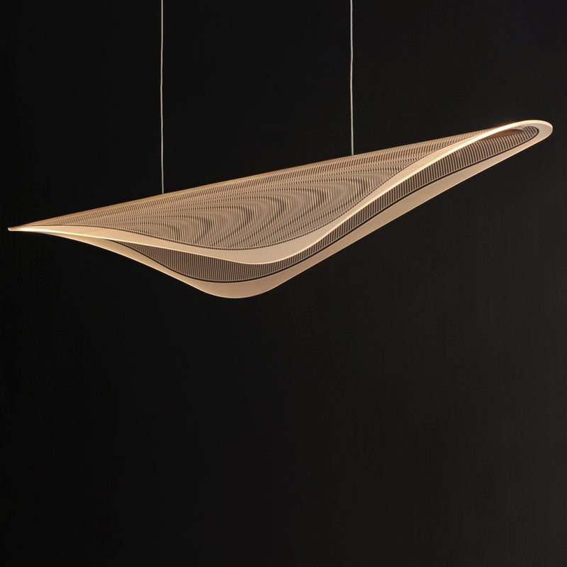 ET2 E24716-144BK Manta 59" LED Linear Pendant | Black