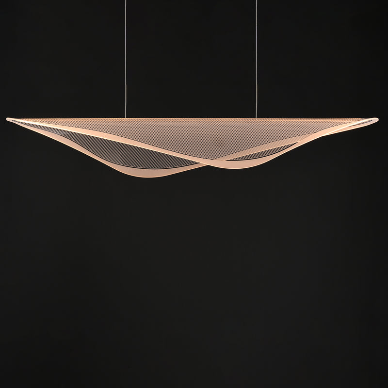 ET2 E24716-144PC Manta 59" LED Linear Pendant | Polished Chrome