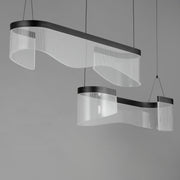 ET2 E24774-133BK Sonata 2 Light Linear LED Pendant | Black