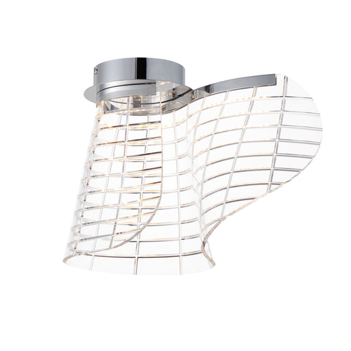 ET2 E24810-82PC Tartan LED Flush Mount | Polished Chrome