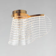 ET2 E24810-82BCN Tartan LED Flush Mount | Brushed Champagne