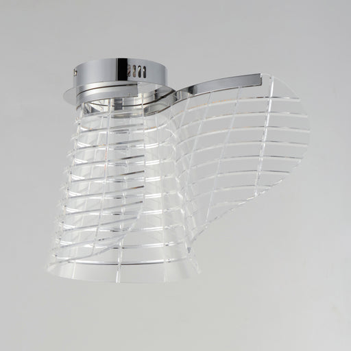 ET2 E24810-82PC Tartan LED Flush Mount | Polished Chrome