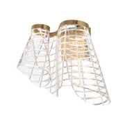 ET2 E24811-82BCN Tartan LED Wall Sconce | Brushed Champagne