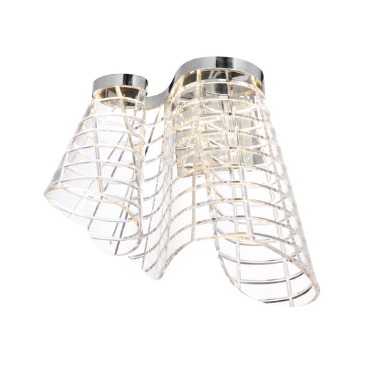 ET2 E24811-82PC Tartan LED Wall Sconce | Polished Chrome