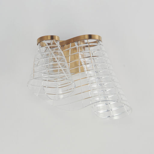 ET2 E24811-82BCN Tartan LED Wall Sconce | Brushed Champagne