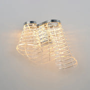 ET2 E24811-82PC Tartan LED Wall Sconce | Polished Chrome