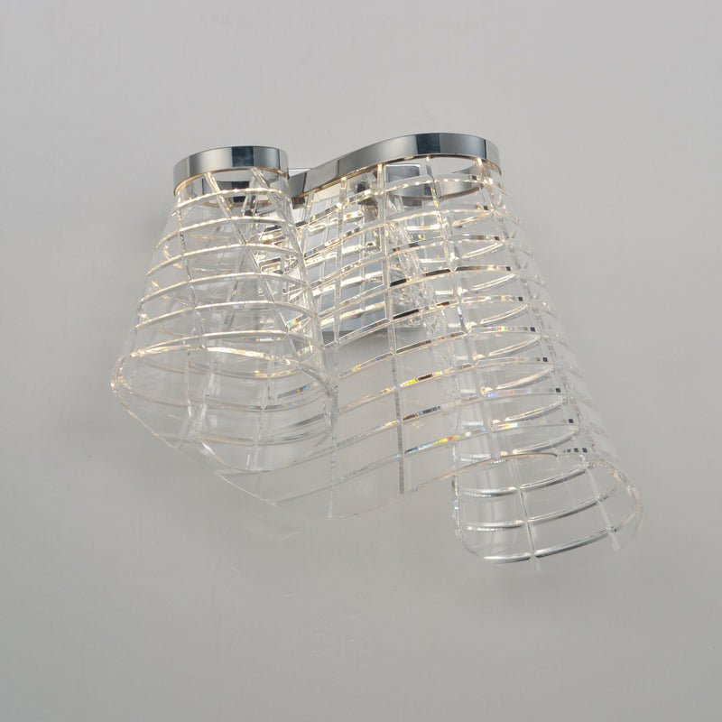 ET2 E24811-82PC Tartan LED Wall Sconce | Polished Chrome