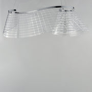 ET2 E24814-82PC Tartan 1 Light Linear LED Pendant | Polished Chrome