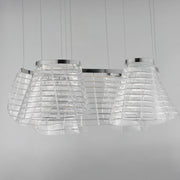 ET2 E24816-82PC Tartan 3 Light LED Pendant | Polished Chrome