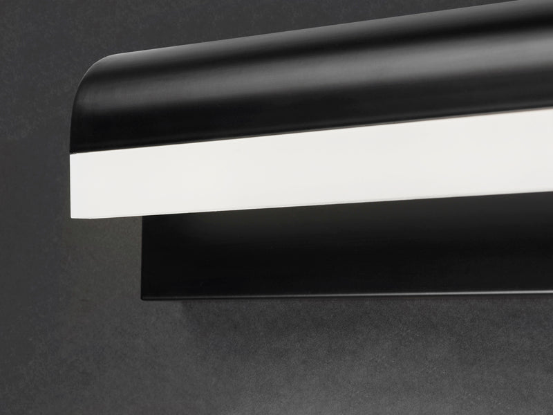 ET2 E24848-90BK Waterfall 36" LED Bath Vanity | Black