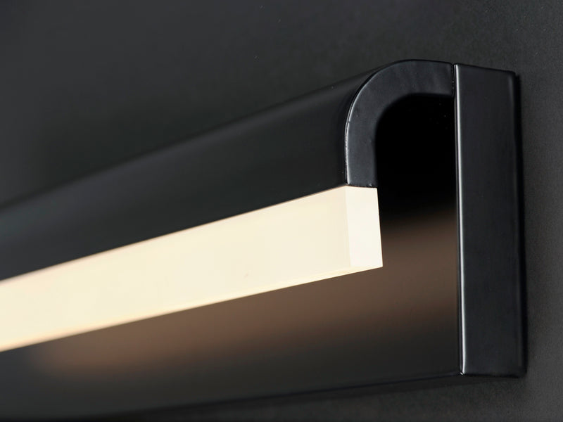 ET2 E24848-90BK Waterfall 36" LED Bath Vanity | Black