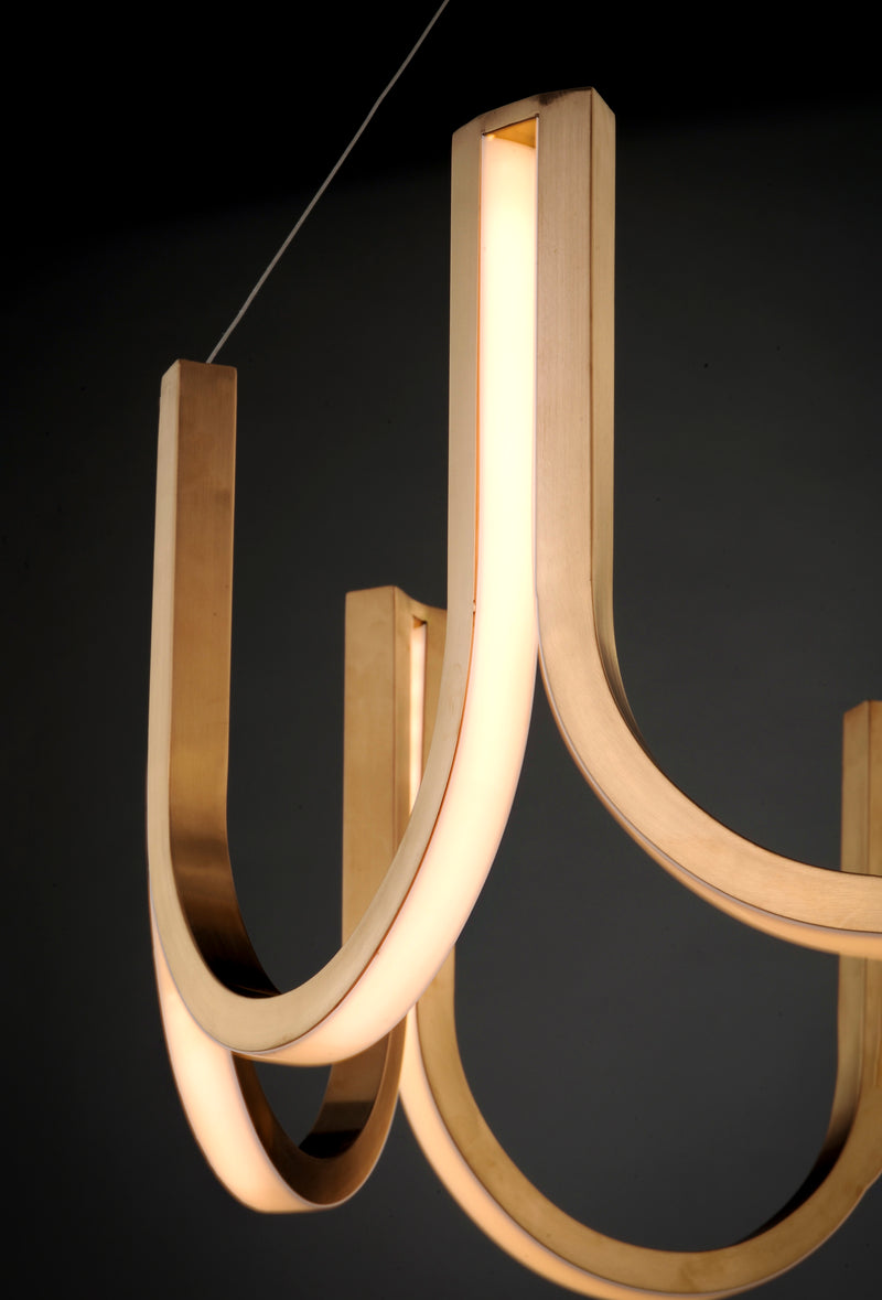 ET2 E24853-BCN You LED Pendant | Brushed Champagne