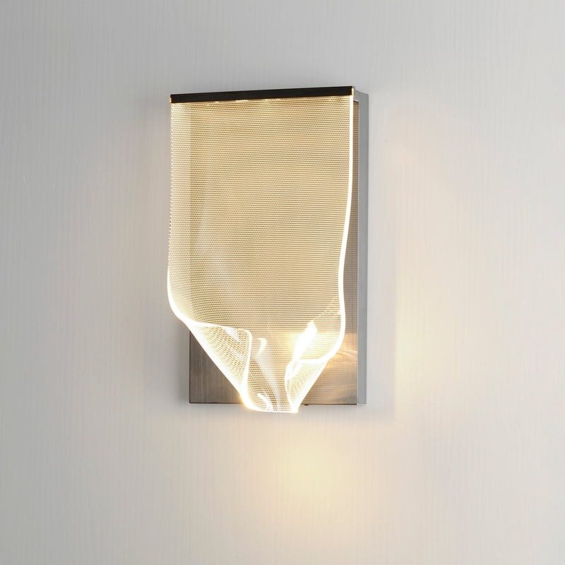 ET2 E24871-133BGM Rinkle LED Wall Sconce | Brushed Gunmetal