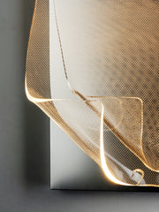 ET2 E24871-133PC Rinkle LED Wall Sconce | Polished Chrome