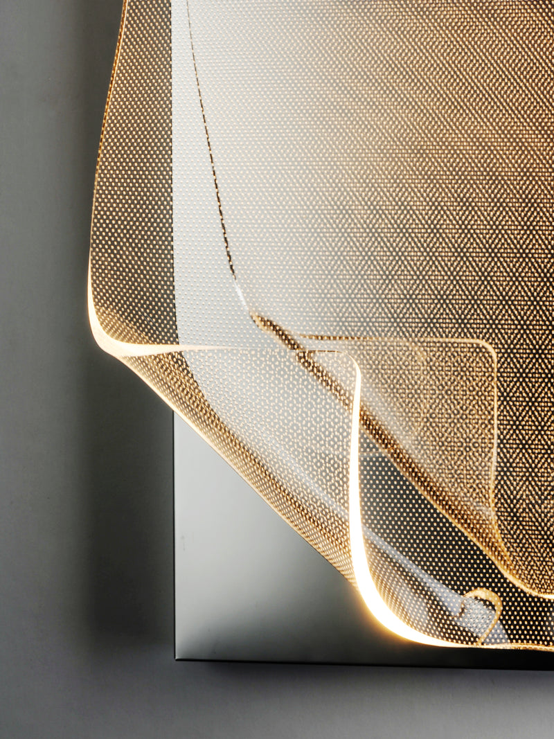ET2 E24871-133PC Rinkle LED Wall Sconce | Polished Chrome