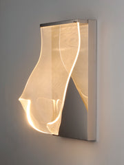 ET2 E24871-133PC Rinkle LED Wall Sconce | Polished Chrome