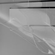 ET2 E24873-133BGM Rinkle 3 Light Linear LED Pendant | Brushed Gunmetal