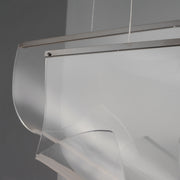 ET2 E24873-133BGM Rinkle 3 Light Linear LED Pendant | Brushed Gunmetal