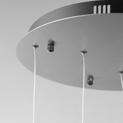 ET2 E24874-133BGM Rinkle 3 Light LED Multi Pendant | Brushed Gunmetal