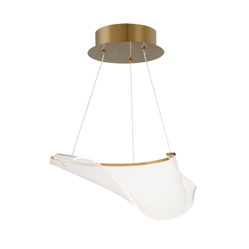 ET2 E24881-133FG Rinkle Modular 1 Light LED Pendant | French Gold