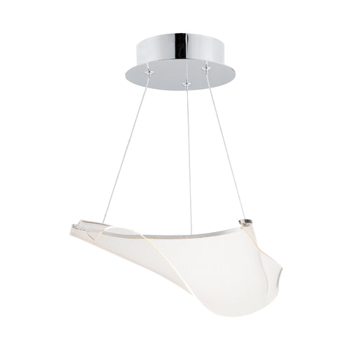 ET2 E24881-133PC Rinkle Modular 1 Light LED Pendant | Polished Chrome