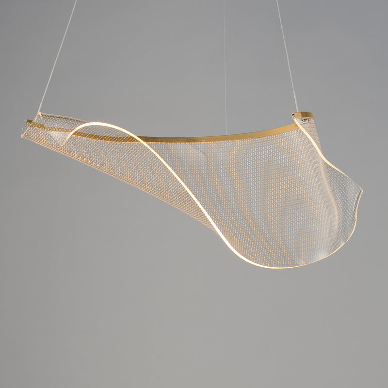ET2 E24881-133FG Rinkle Modular 1 Light LED Pendant | French Gold