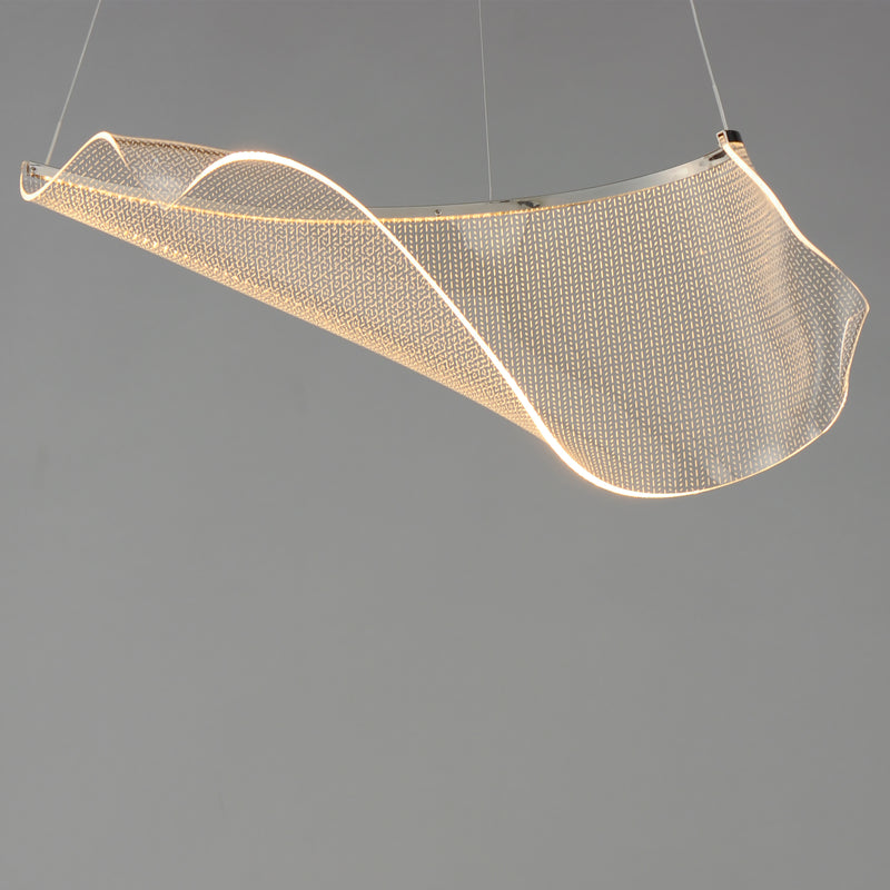 ET2 E24881-133PC Rinkle Modular 1 Light LED Pendant | Polished Chrome