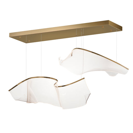 ET2 E24882-133FG Rinkle Modular 2 Light LED Pendant | French Gold