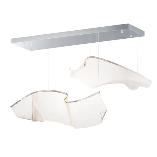 ET2 E24882-133PC Rinkle Modular 2 Light LED Pendant | Polished Chrome