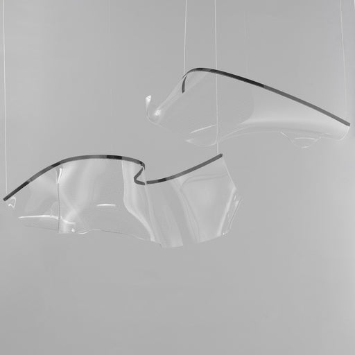 ET2 E24882-133BGM Rinkle Modular 2 Light LED Pendant | Brushed Gunmetal
