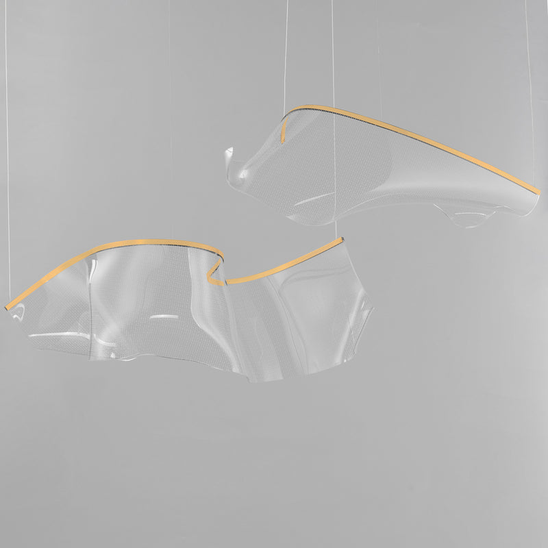 ET2 E24882-133FG Rinkle Modular 2 Light LED Pendant | French Gold